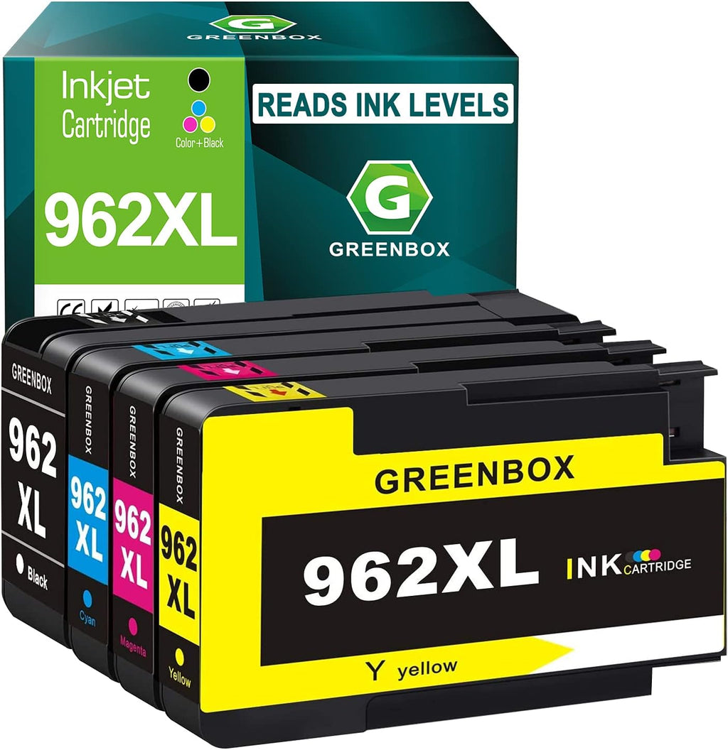 Ink Cartridge Replacement for HP OfficeJet Pro Printer (1 Black 1 Cyan 1 Magenta 1 Yellow) H925415