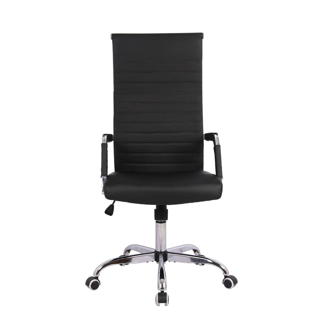 Black High Back Adjustable Executive Office Swivel Chair F640642