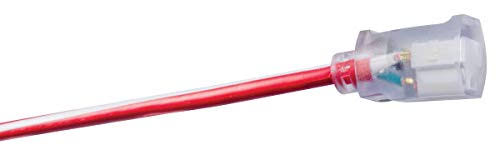 Red White and Blue 100-Feet 12/3 Extension Cord with Lighted End G56978