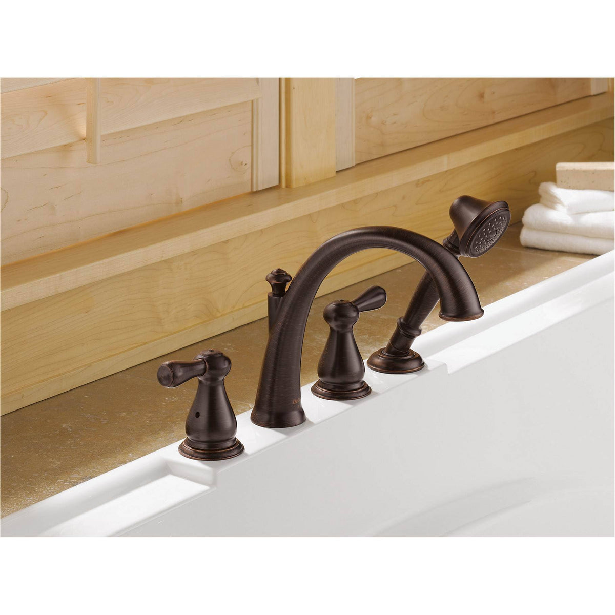 Venetian Bronze Roman Tub Faucet Trim with Hand Shower Z99822