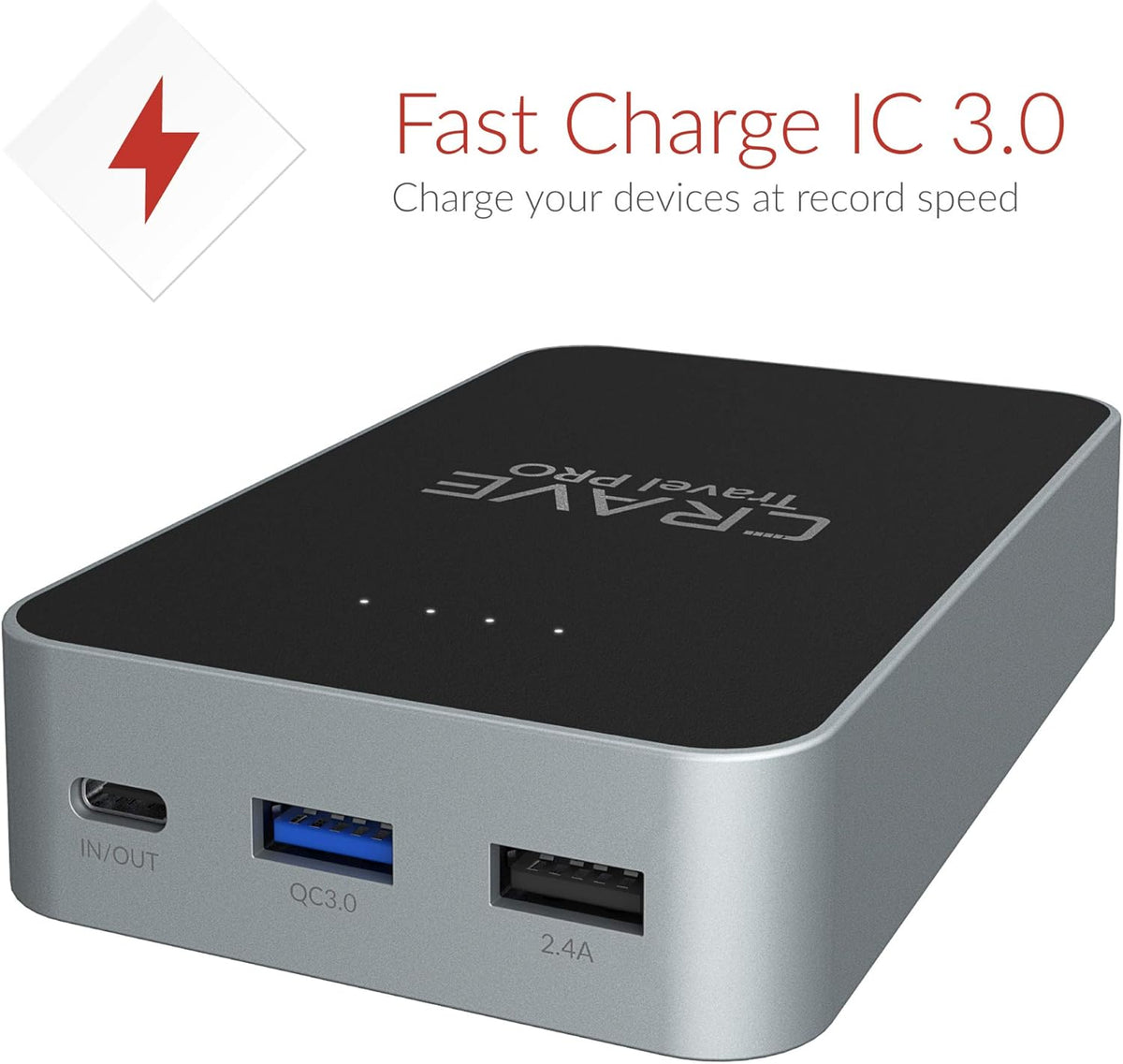 13400 mAh Quick Charge QC 3.0 USB Type C PD Portable Battery Charger Pack of 2 Q4904