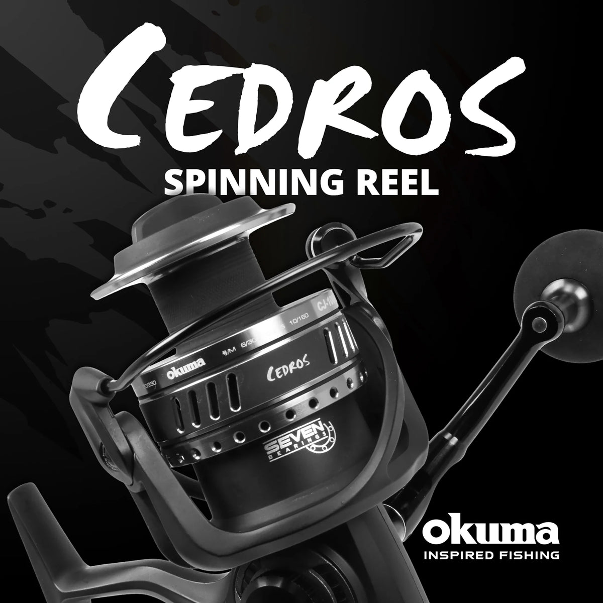 Okuma Cedros 8000 5.4:1 Left/Right Hand Fishing Spinning Reel I280