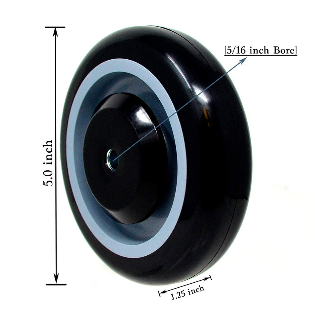 20-Pack Heavy Duty Polyurethane Wheel with 5/16" Axle M697784