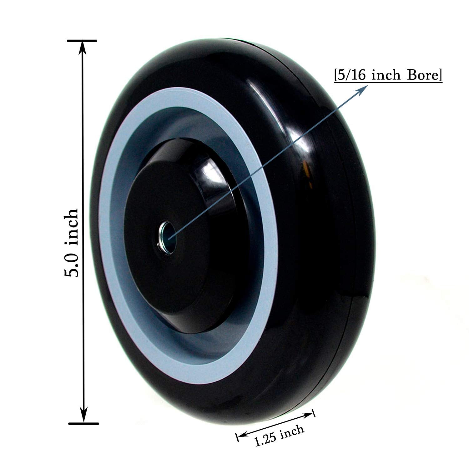 20-Pack Heavy Duty Polyurethane Wheel with 5/16" Axle M697784