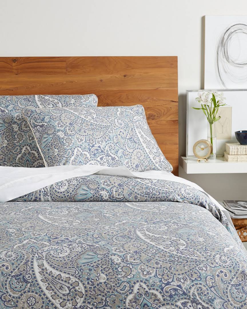 Blue Full/Queen Duvet Cover Set W14050