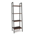Brown 4 Shelf Ladder Bookcase M914420