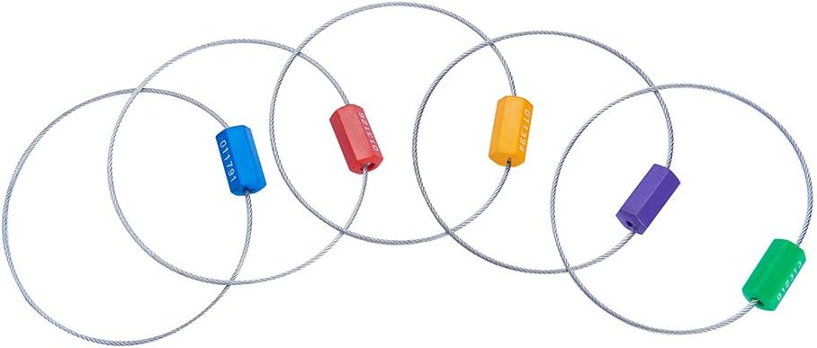 150pcs Anti-Tamper Steel Security Seals (5 Colors) Pack of 2 Z73411