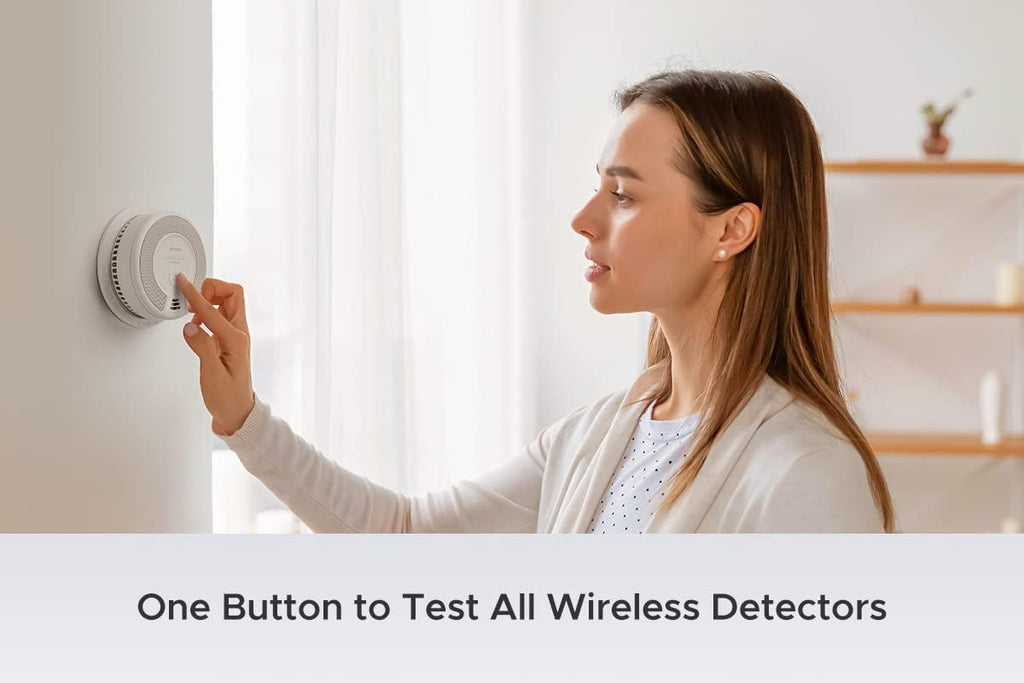 10-Year Battery Powered Wireless Smoke and Carbon Monoxide Detector, Pack of 6 Z4802