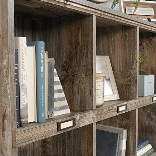 Rustic Cedar 10-Cubby Wood Bookcase Y983362