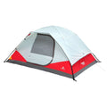 Red & White 3 Season Dome Tent with Carry Bag K3101
