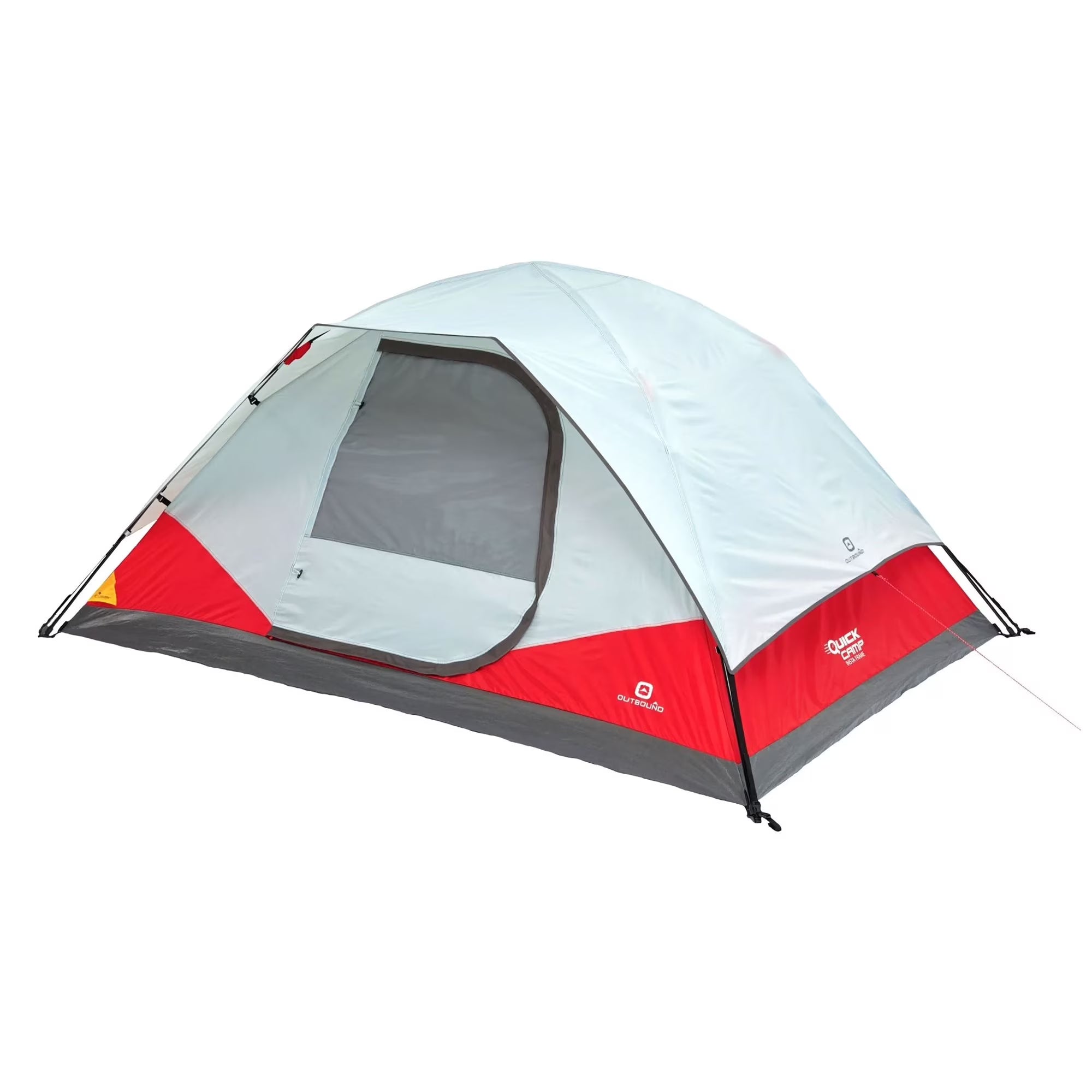 Red & White 3 Season Dome Tent with Carry Bag K3101