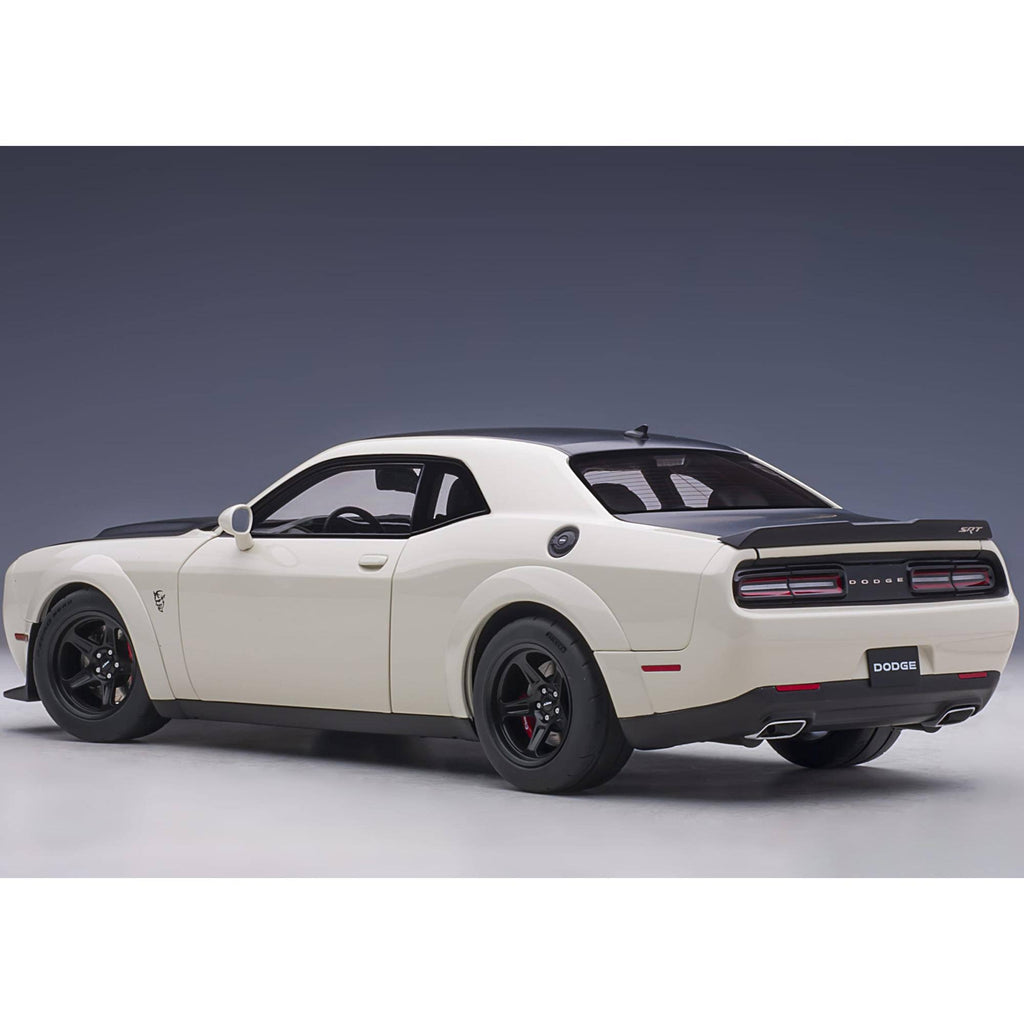 White and Satin Black 1/18 Model Car A634734