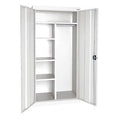 2 Door White Storage Cabinet K247