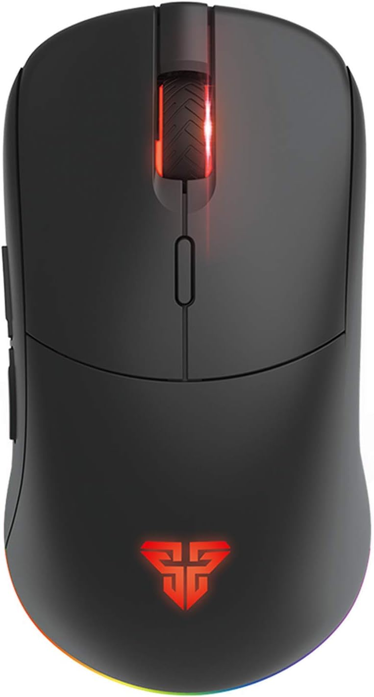 Wireless RGB Gaming Mouse 16000 DPI 6 Programmable Buttons Small Size Black P743