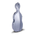 Silver ABS Molded Cello Case with Wheels X8753