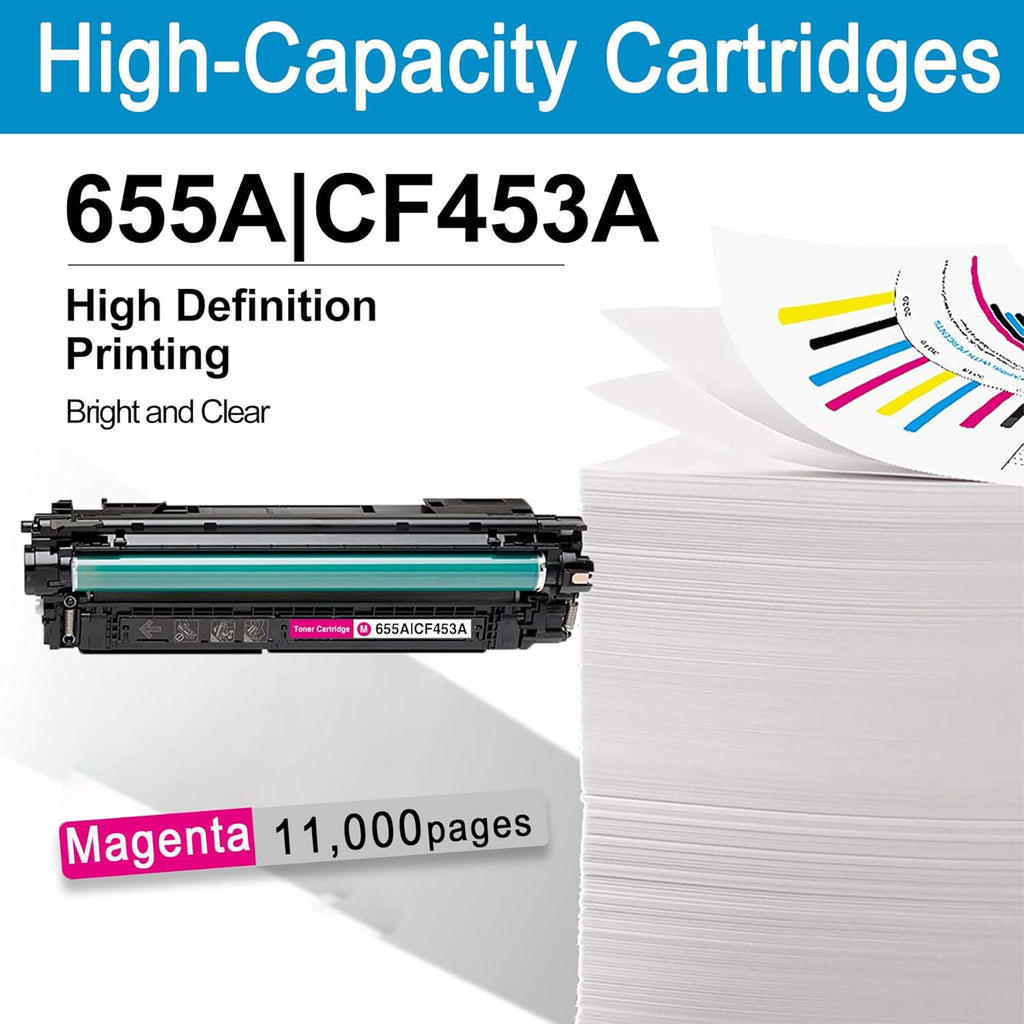 Magenta 655A CF453A Toner Cartridge N695