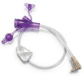 Purple Right Angle Connector with Y-Port Adapter, 24 Inch, 1 Count F376950