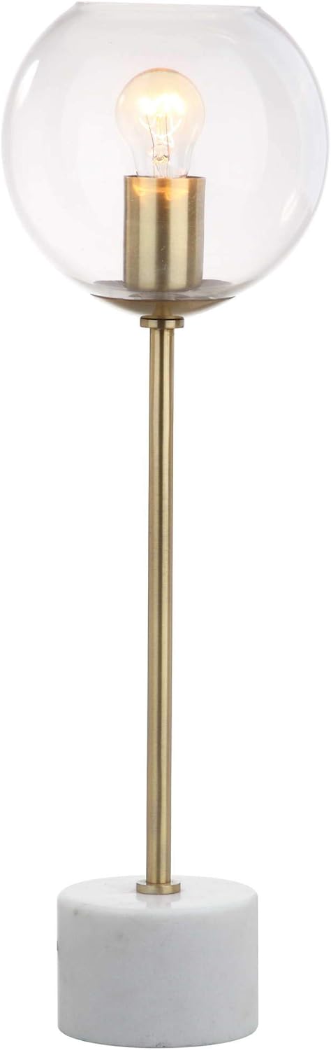 Brass Gold/White 22-inch Table Lamp D4760