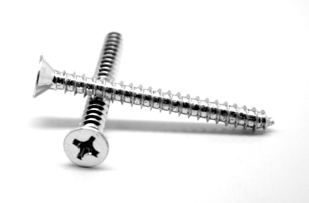 Sheet Metal Screw Phillips Flat Head Type AB Low Carbon Steel Zinc Plated B7334