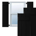 Black Composite Board-n-Batten Shutters (Per Pair) Z639
