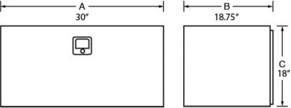 Underbody Box Steel Black I10526