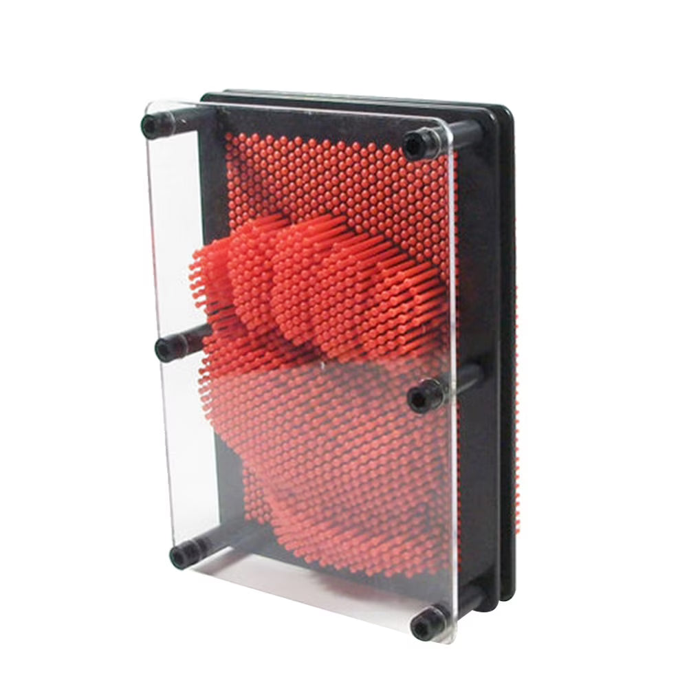 Large Size Red 3-Dimensional Pin Art Board Toy S140118