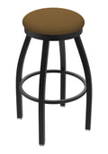 Black Wrinkle Finish Swivel Bar Stool B62673