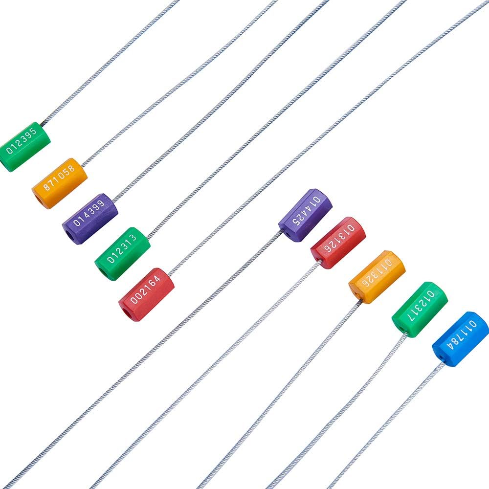 150pcs Anti-Tamper Steel Security Seals (5 Colors) Pack of 2 Z73411