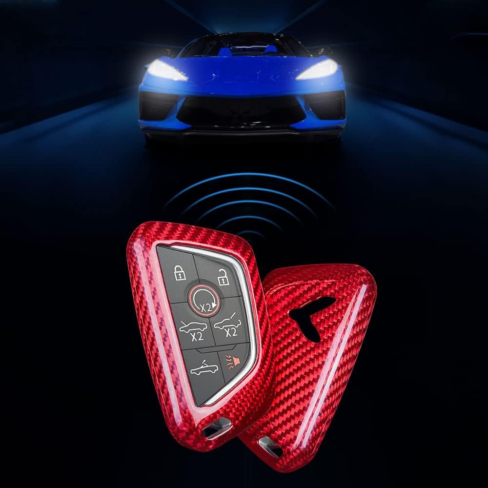 Car Key Cover Key Fob Shell Case for Chevrolet Corvette Pack of 2 S563