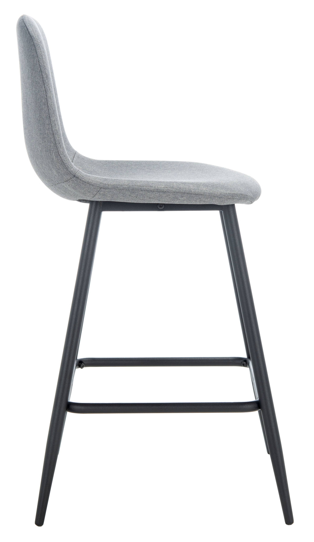 Dark Grey & Natural Counter Stool V854