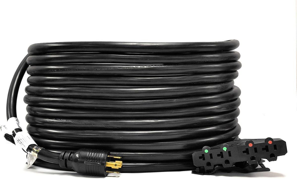 Generator Distribution Power Cord 25 Ft Orange Heavy Duty R95371