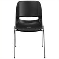 Black Stacking Chair A387679