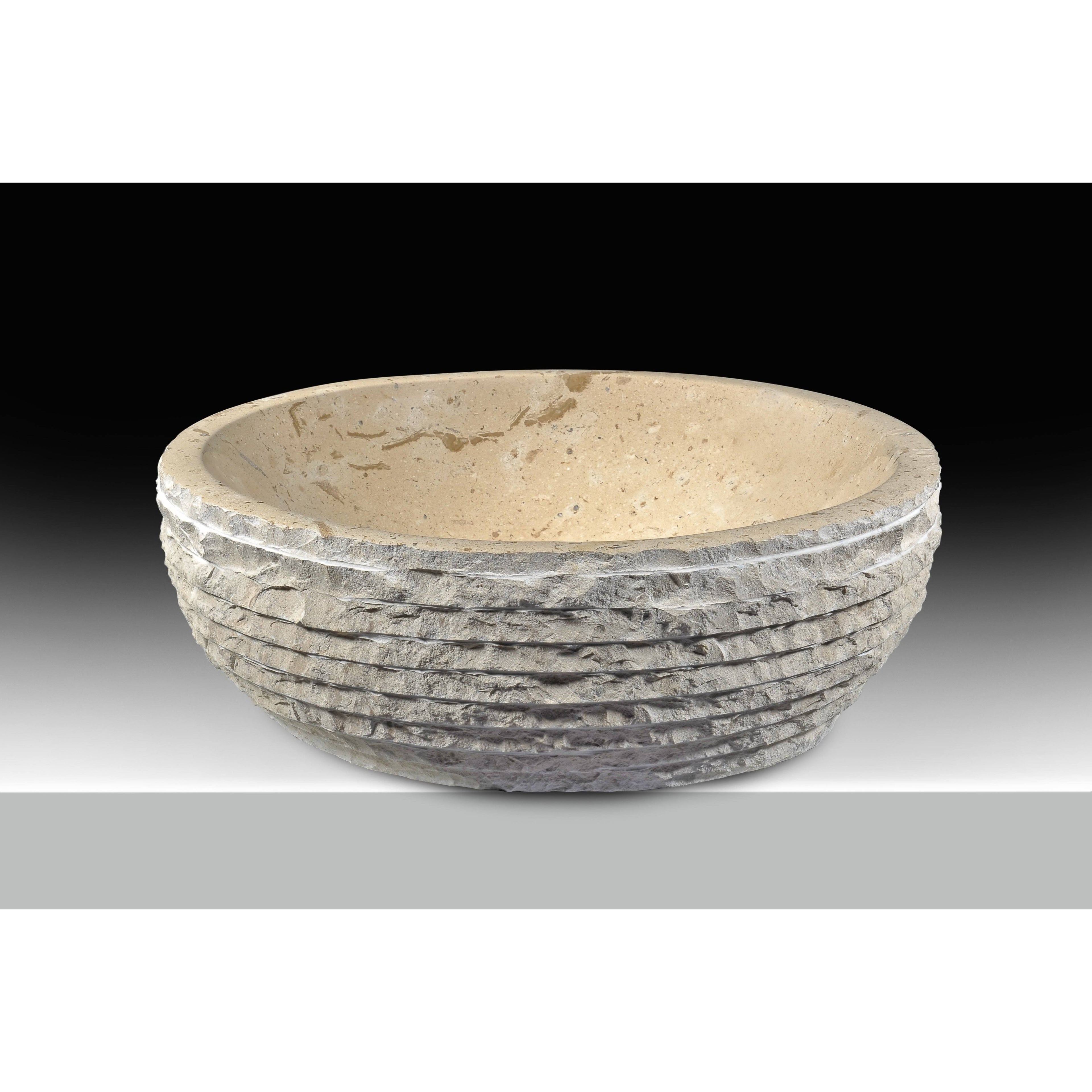 Classic Cream Marble Vessel Sink A723