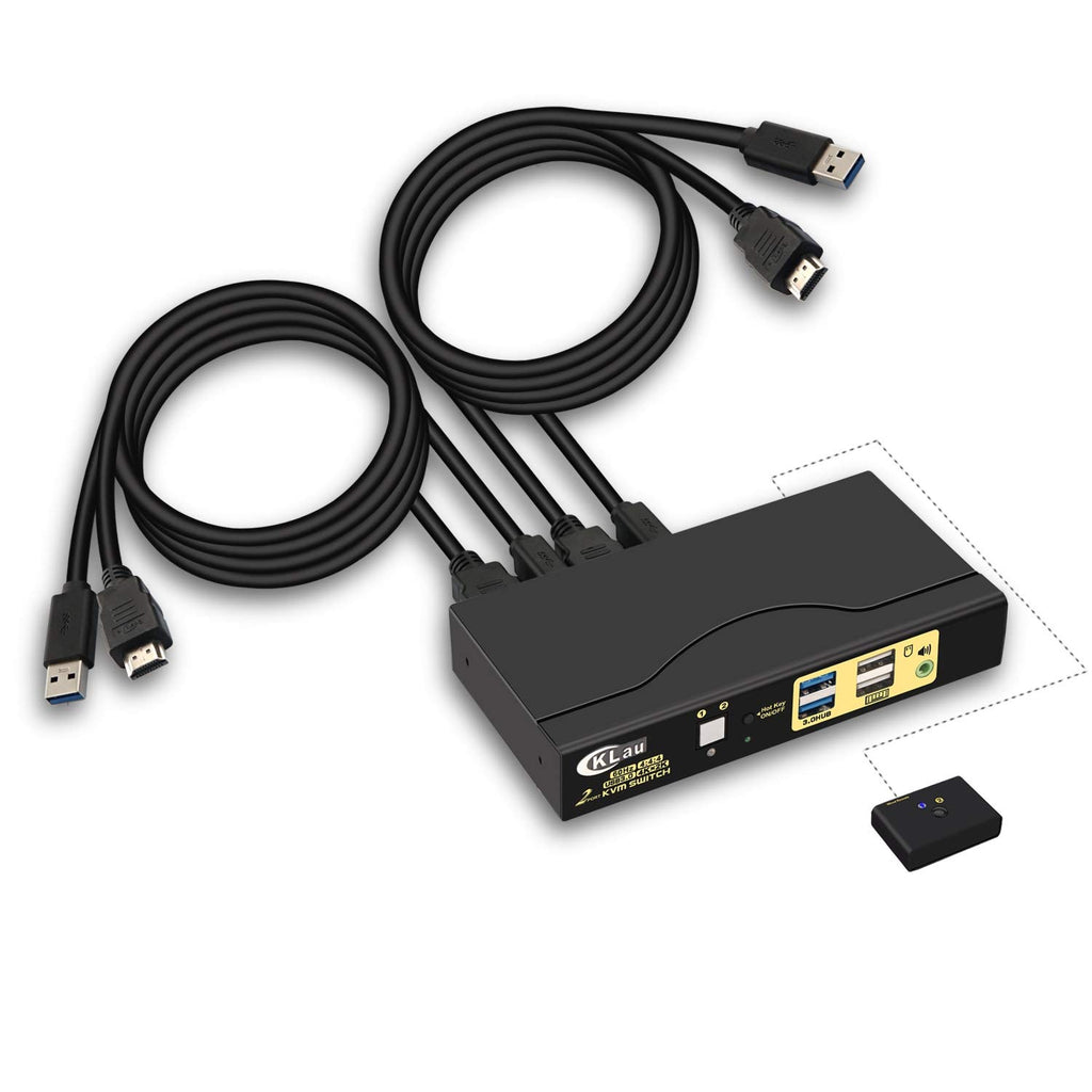 2 Port 4K@60Hz DP 1.2 KVM Switch with Audio Microphone Output and USB 2.0 Hub T564291