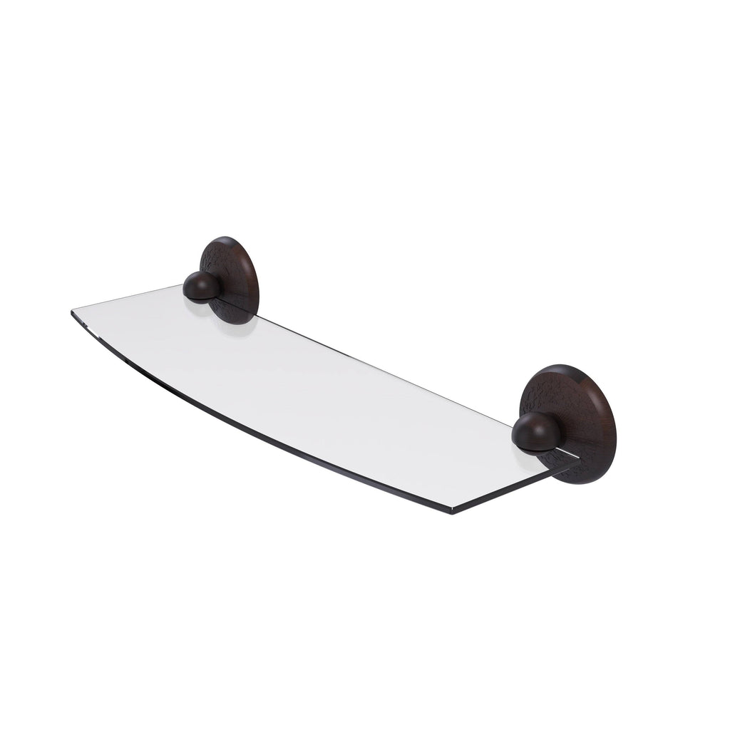24 inch Glass Shelf Satin Nickel U988