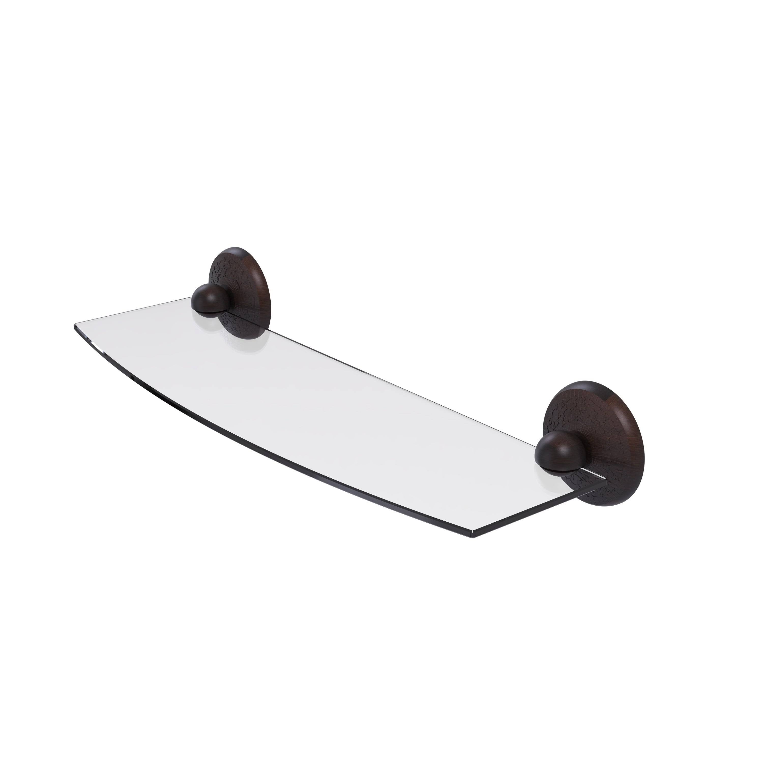 24 inch Glass Shelf Satin Nickel U988
