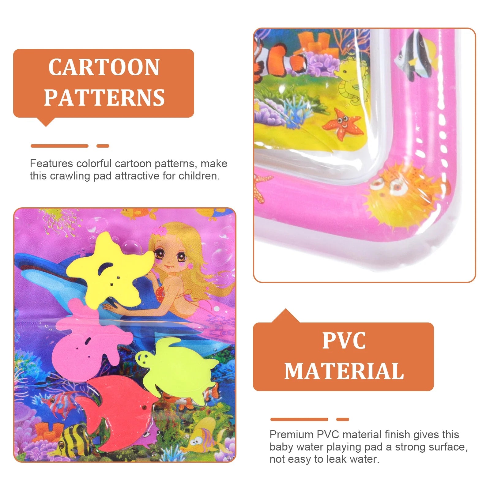 Inflatable Water Cushion Toys for Toddlers Pvc X64704