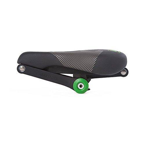 White Bicycle Saddle Lock B519