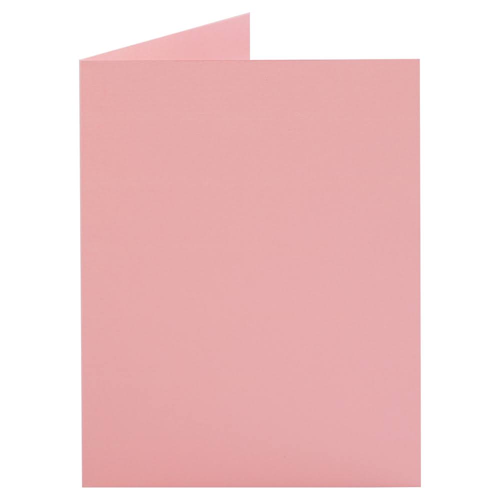 Baby Pink Foldover Cards, 500 per Pack V13240