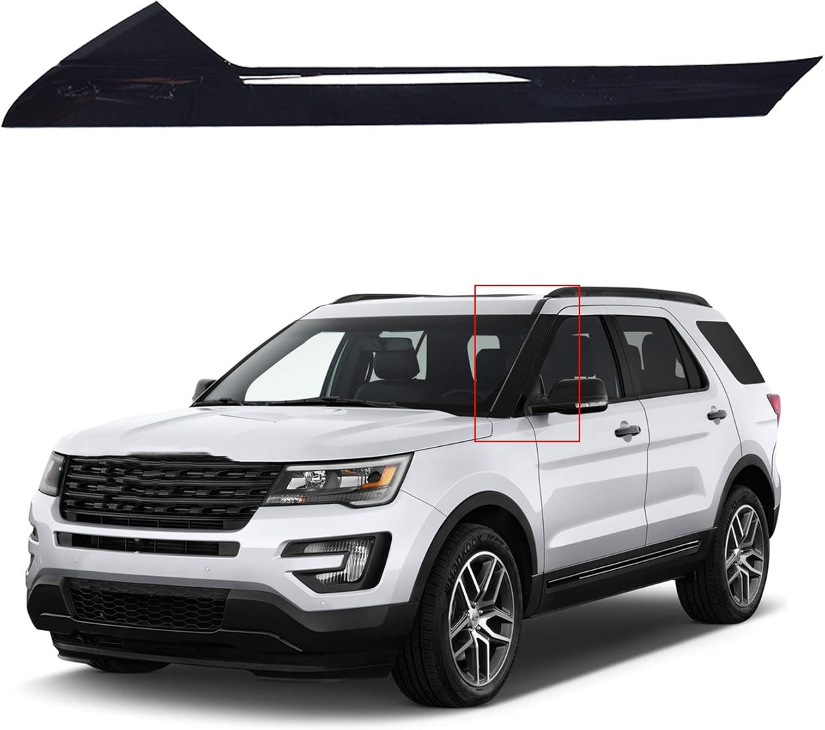 Front Windshield Outer Trim Molding Pack of 2 I770276