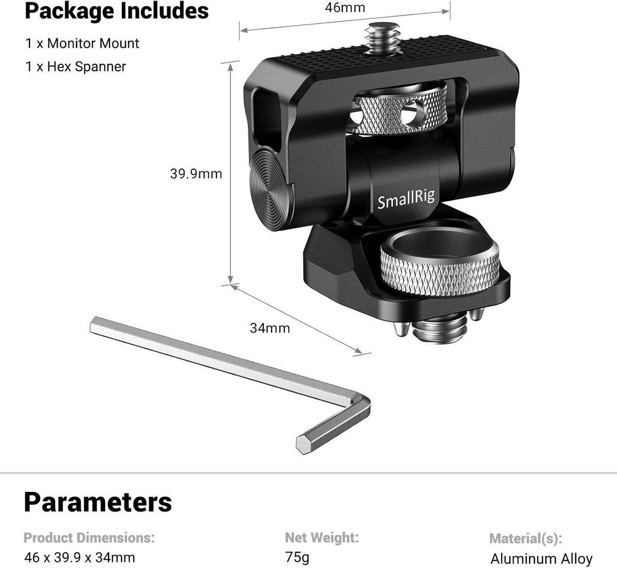 Swivel and Tilt Monitor Mount with Locating Pins F713