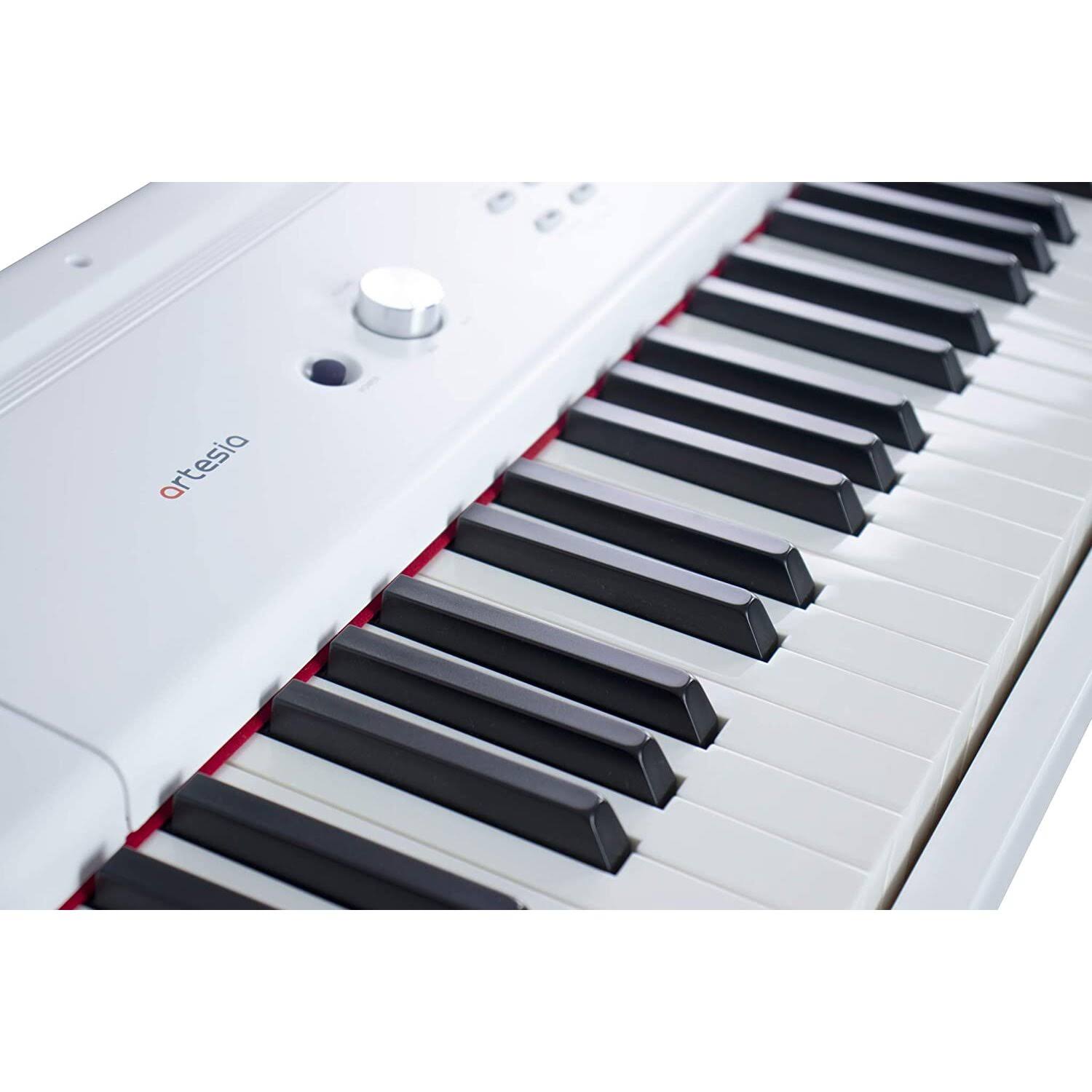 White 88-Key Weighted Hammer Action Digital Piano Z9822