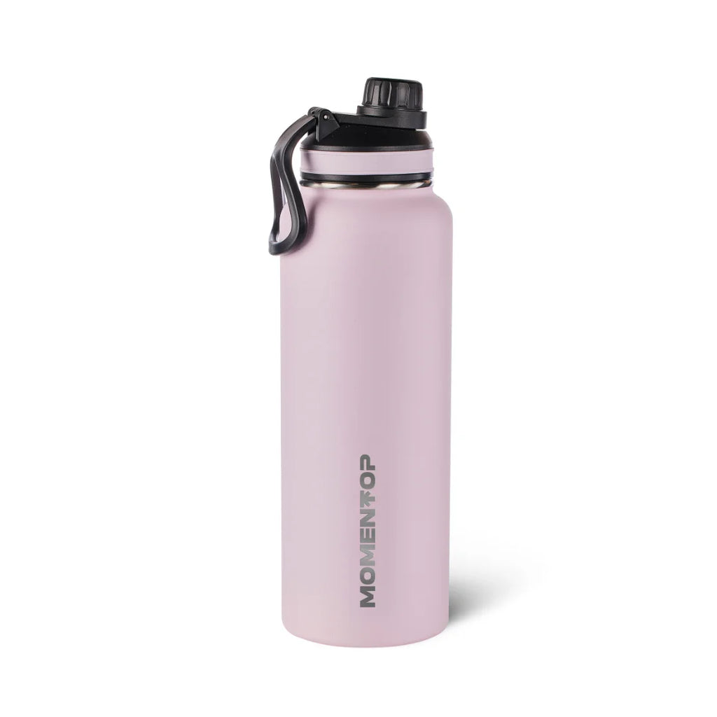 Pink 40 oz Hydration Bottle with 2 Lids E678972