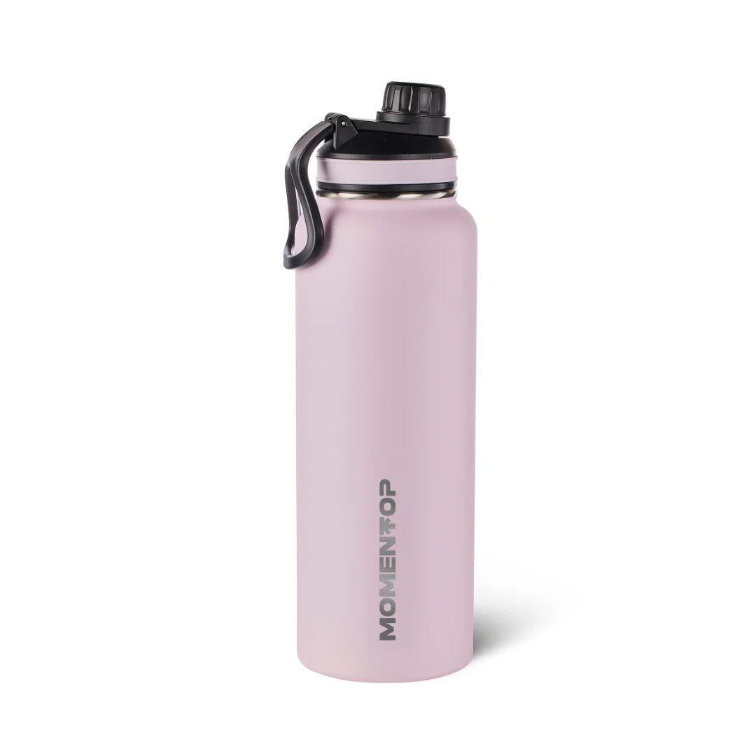 Pink 40 oz Hydration Bottle with 2 Lids E678972