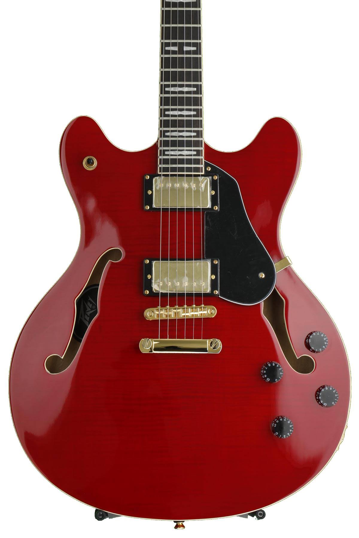 Red Hollowbody Guitar I34460