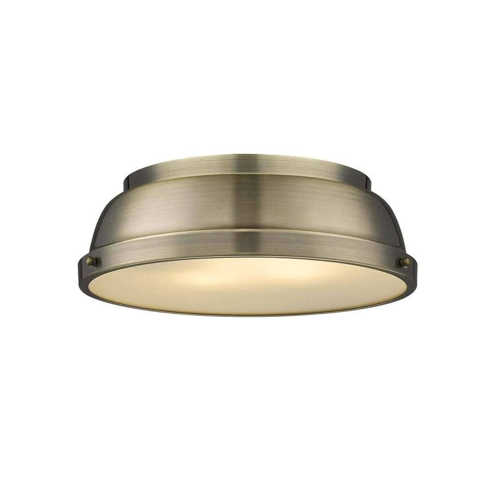 Black Red Flush Mount Light J84347