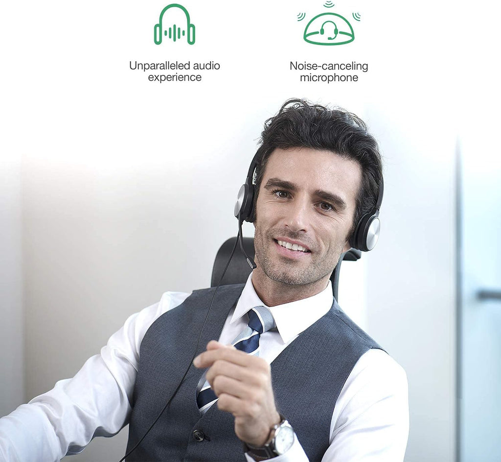 UH36-DUAL Noise Cancelling USB Wired Headset with Mic X3137
