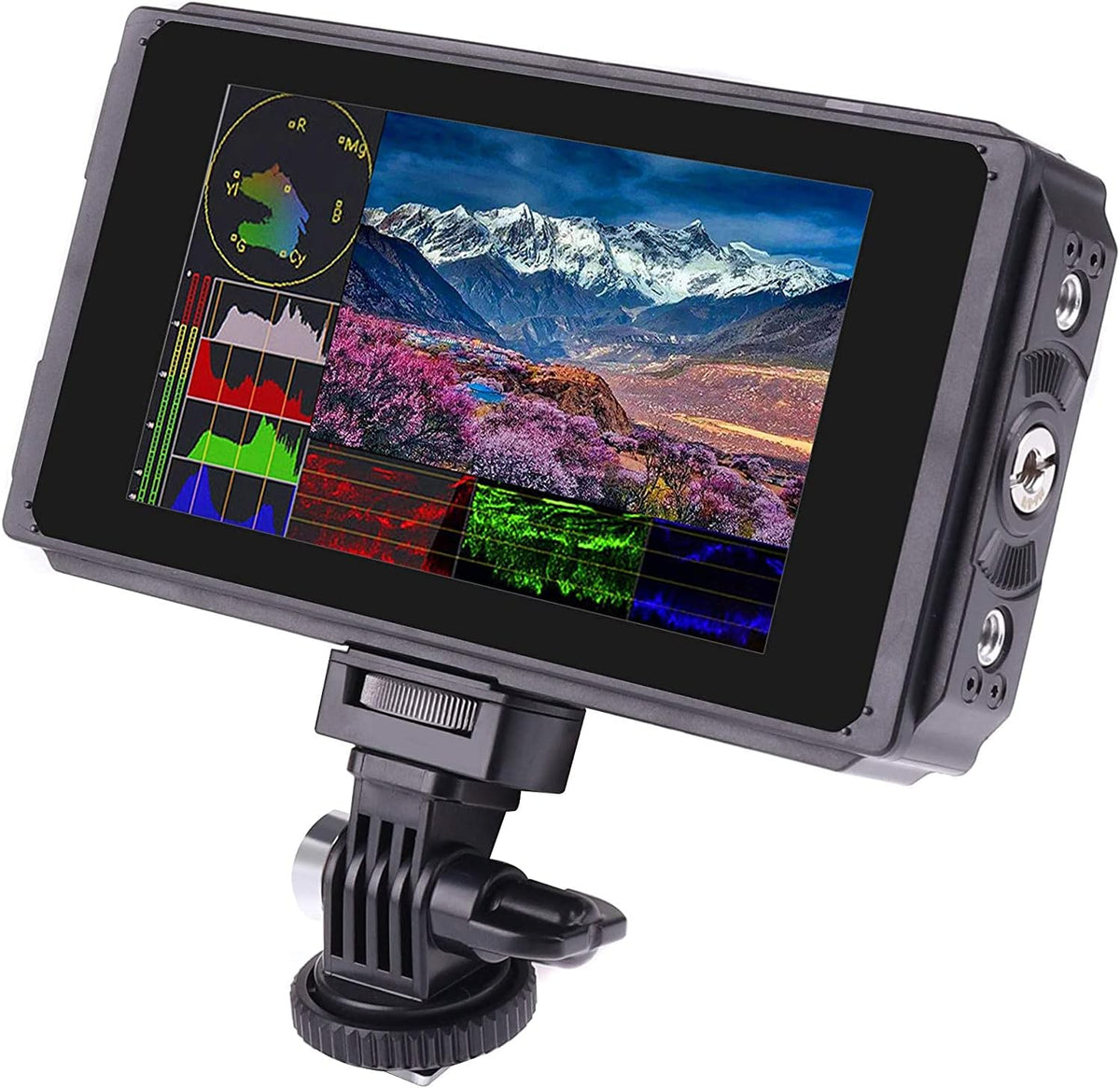 5 Inch IPS DSLR Camera Field Monitor 2000nit Touch Screen with 4K HDMI Input Output L81553