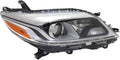 Passenger Side Halogen Headlight for Toyota Sienna 2015-2017 D628061