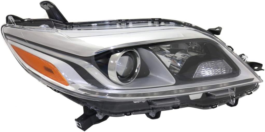 Passenger Side Halogen Headlight for Toyota Sienna 2015-2017 D628061